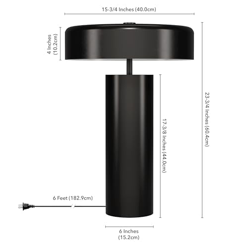 24" Modern 1 Light Table Lamp