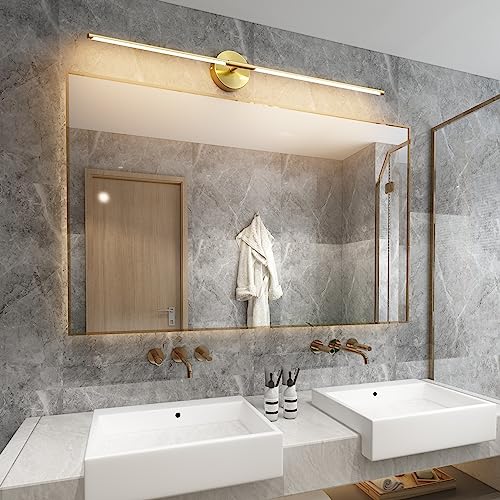 40Inch Hardwired Gold Wall Sconces Set of Two (Gold / 40Inch)