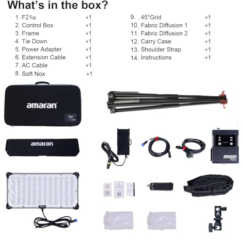Amaran F21X Flexible 100W Led Video Light Bi Color 2500K~7500K