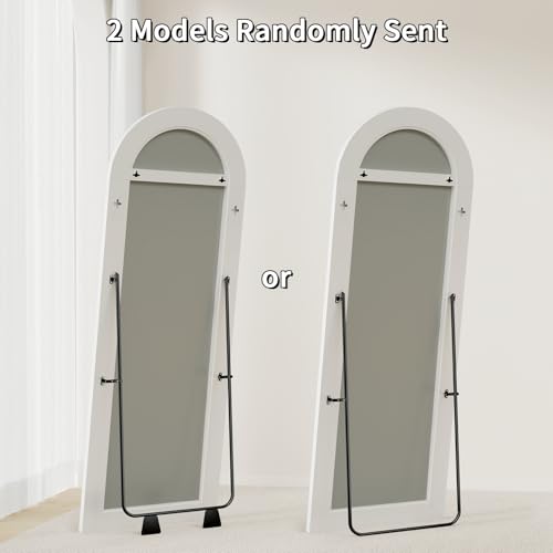 LED Arched Full Length Mirror (Standing Mirror-arched / 63"L x 20"W)