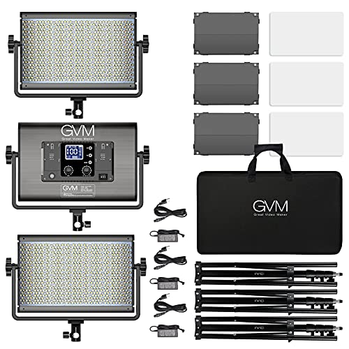 GVM 65W RGB LED Video Light Kits (SET1)