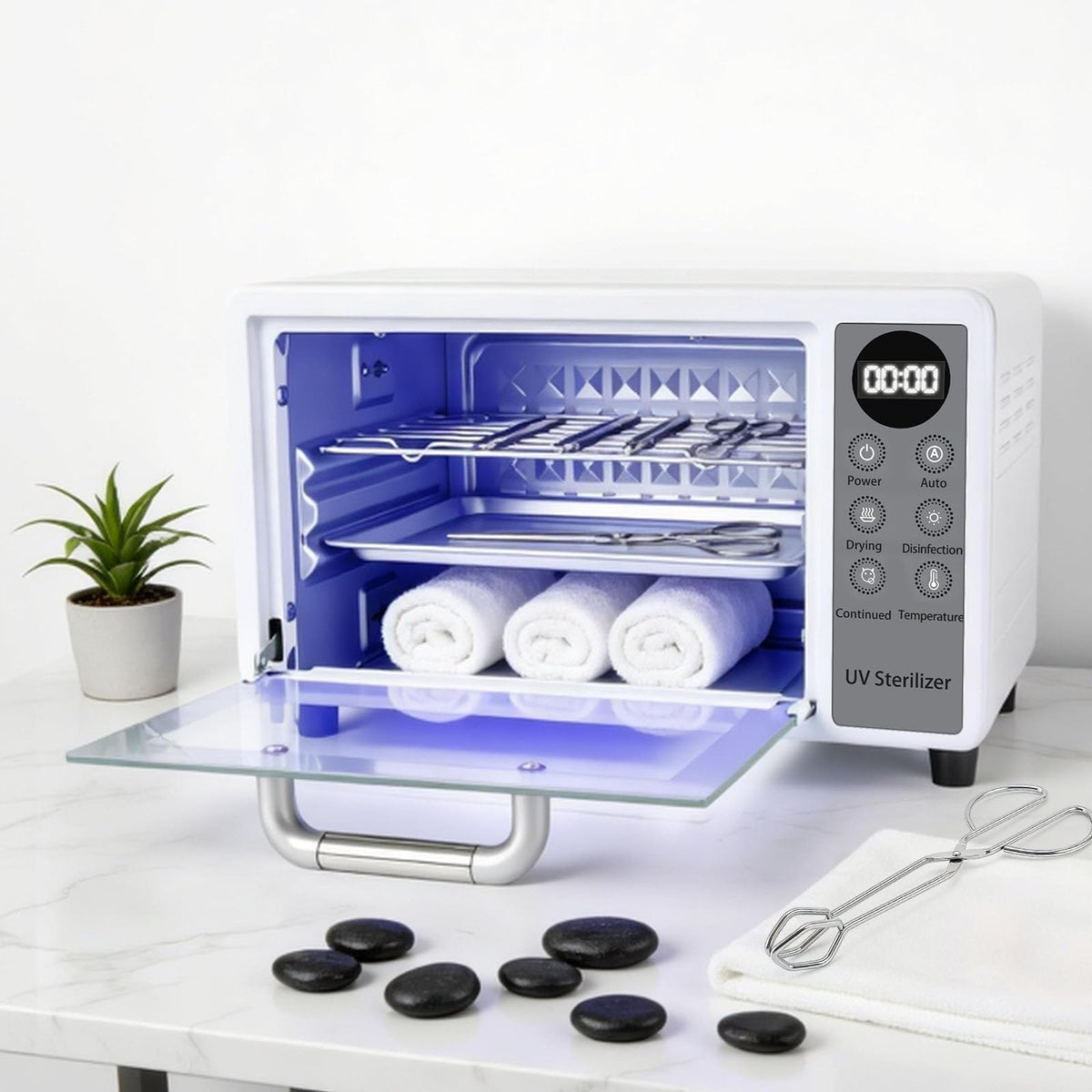 10L Nail Dryer and Cleaning Cabinet (10L / Grey)
