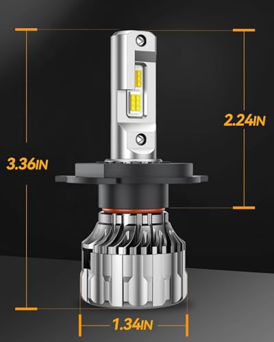 H4 LED Bulbs 70000LM Super Bright (Cool White / H4)