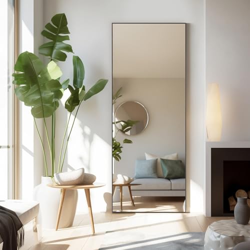 21"x64" Mirror Full Length (Black-rect / 64"L x 21"W)