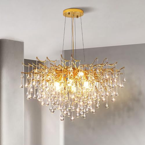 Raindrop Tree Branch Chandeliers