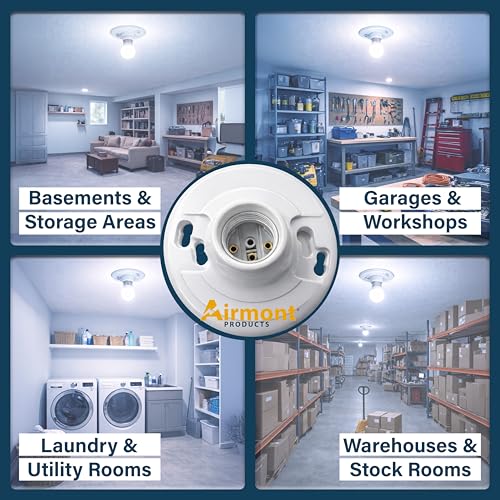 Plastic Keyless E26 Ceiling Lamp Holder Light Socket (Plastic Keyless)