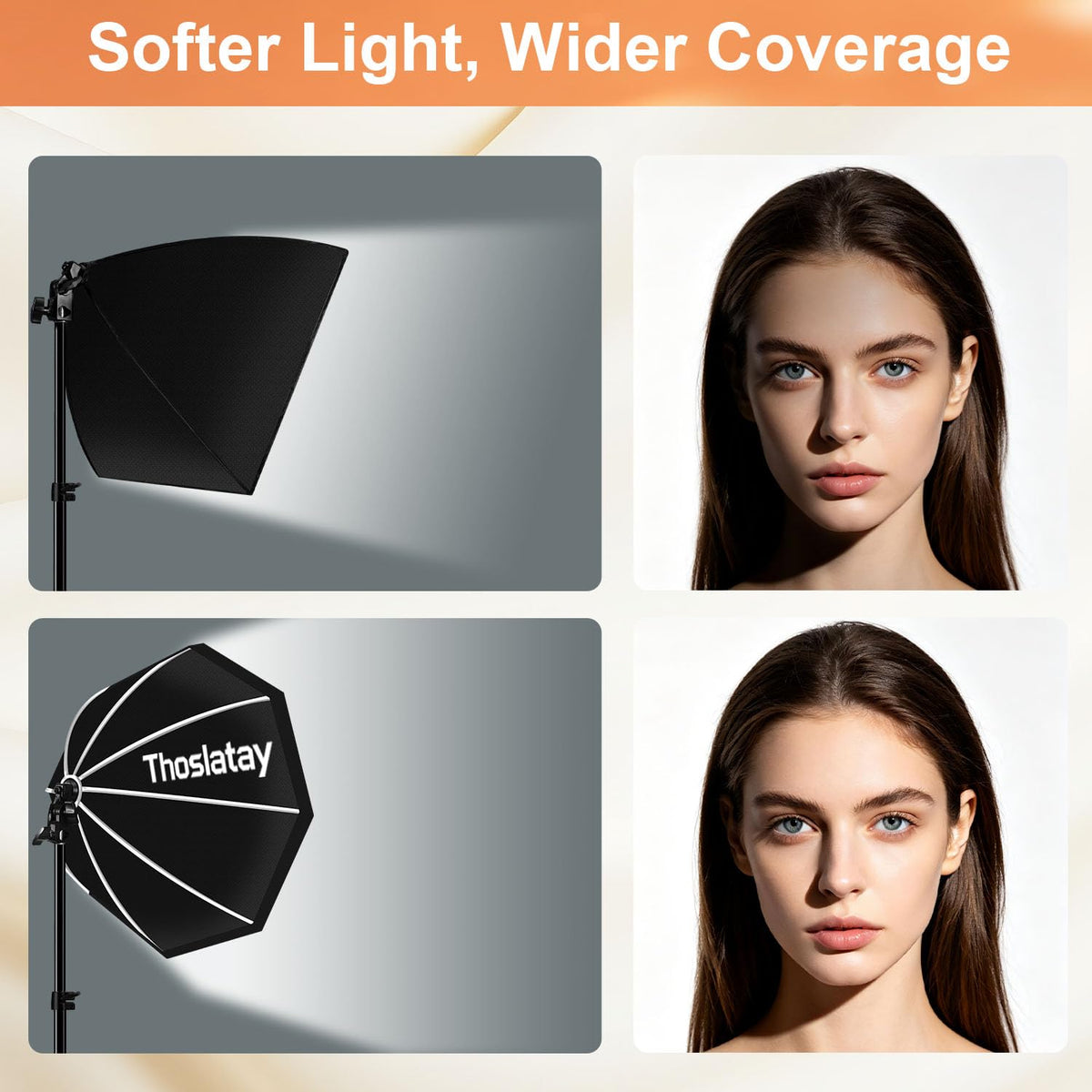 Softbox Lighting Kit 1Pack (2700K-6400K)