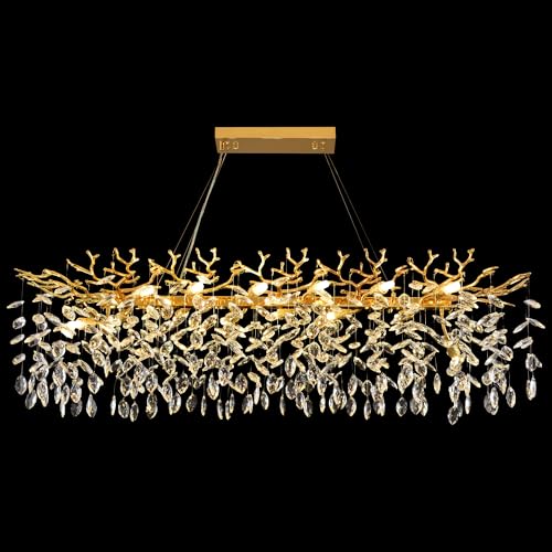 Modern Crystal Tree Branch Chandelier