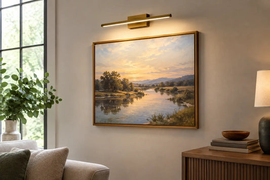 Picture Lights That Make Art Feel at Home