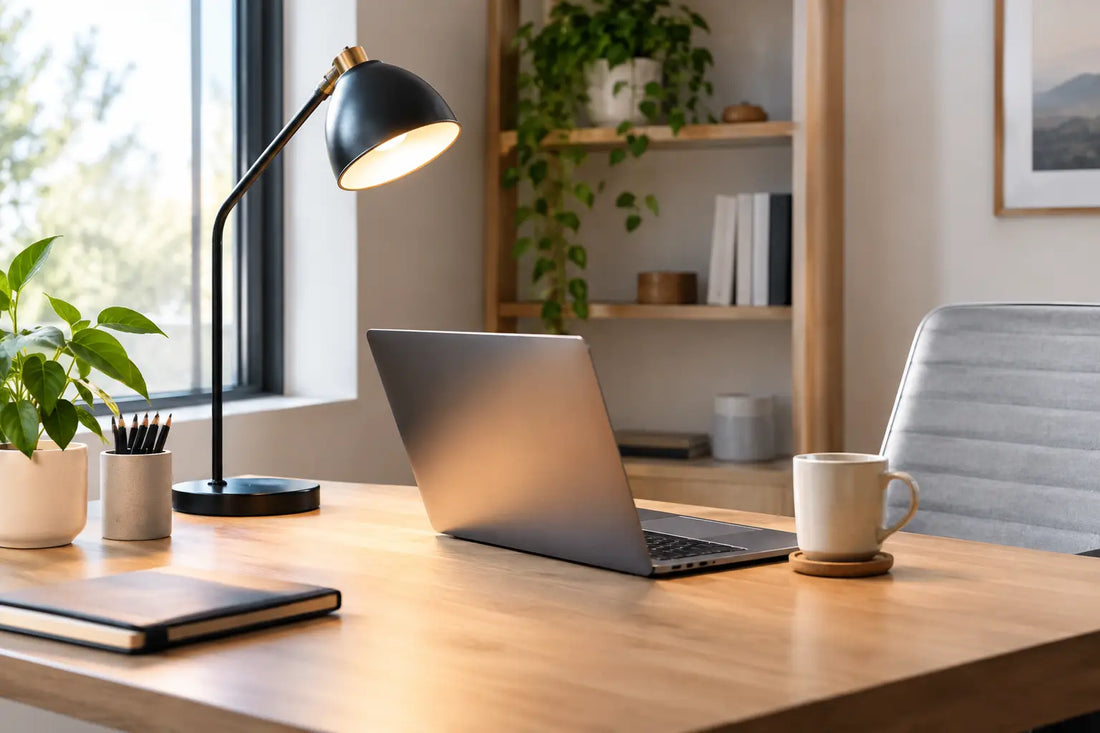 Home Office Lighting That Works Beautifully