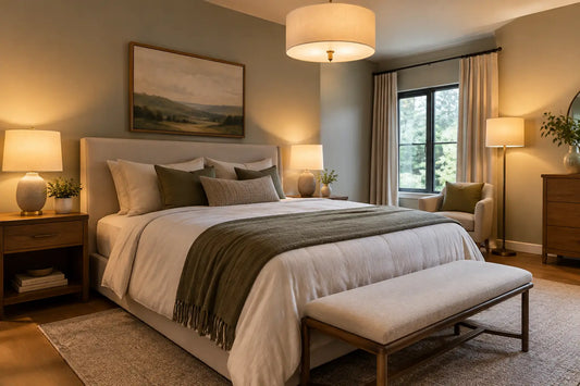How to Layer Bedroom Lighting Beautifully