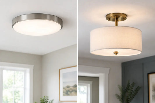 Flush Mount Versus Semi Flush: Which Fits?