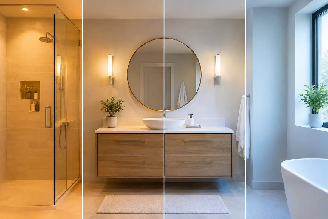 What Color Temperature Should a Bathroom Be?