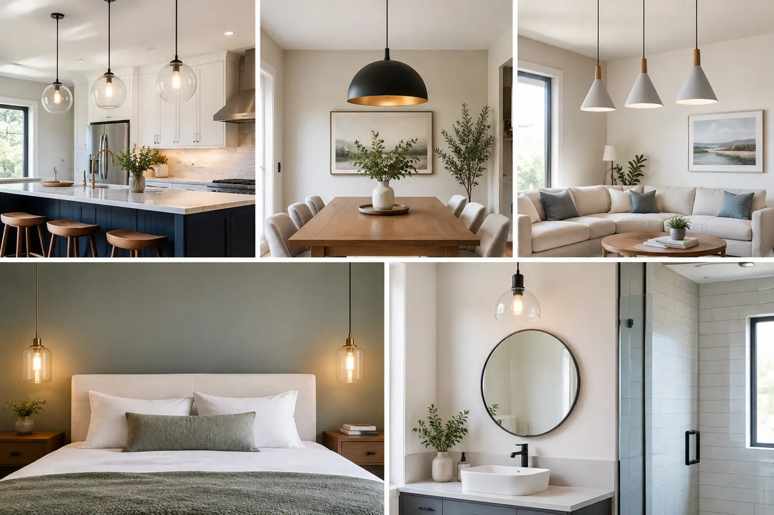 How High to Hang Pendant Lights in Every Room