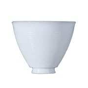 10 Inch Diameter I.E.S Style White Opal Glass Reflector Shade with Waffle Pattern Glass