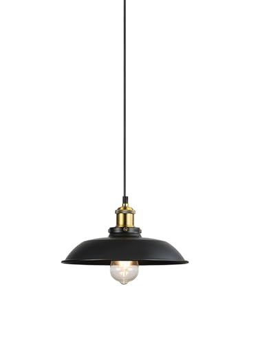 1 Pack Black Farmhouse Pendant Light