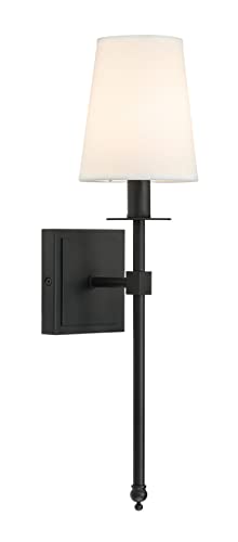 Black Sconces Set of 2 Modern Hardwired Bathroom Sconces (2 Count)