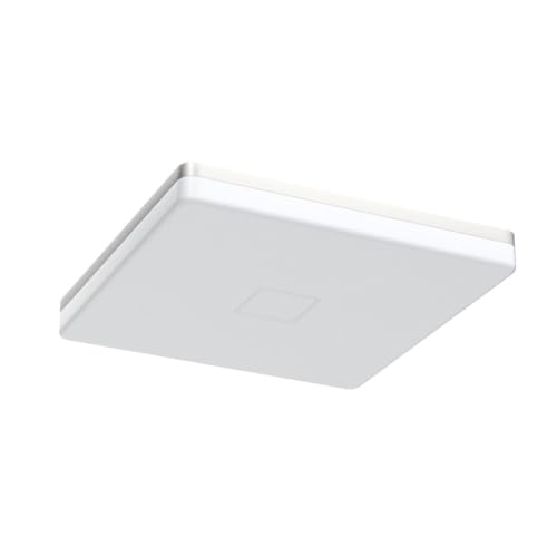 5000K LED Ceiling Light Flush Mount 24W 12.6in Square LED Ceiling Lamp for Kitchen Bathroom Hallway with 240Pcs LeD Chips Without Flicker