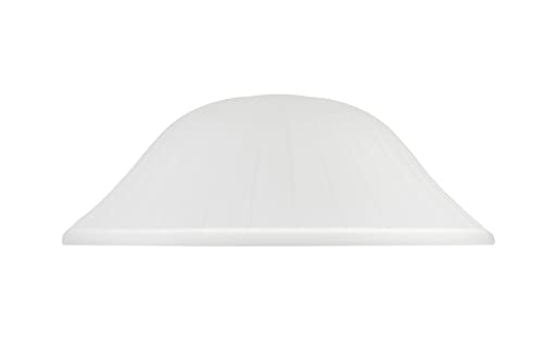 23511-11, Frosted Replacement Glass Shade for Medium Base Socket Torchiere Lamp, Swag Lamp and Pendant,15-3/4" Diameter x 5-3/8" High