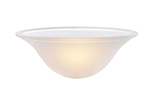 23144 11A Frosted Traditional Style Replacement Glass Shade for Medium Base Socket Torchiere Lamp