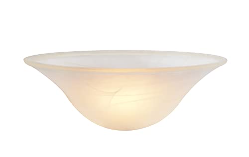23112 01A Alabaster Shade for Medium Base Socket Torchiere