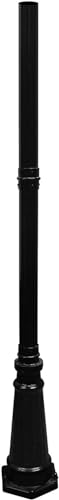 Imperial III Lamp Post for Outdoor Solar Post Light with 3" Fitter Mount