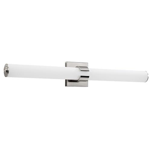 Bathroom Vanity Light Fixtures 31IN Brushed Nickel Bathroom Lights Over Mirror