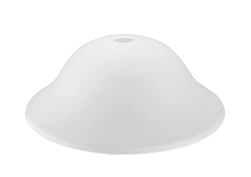 23139 11A Frosted Transitional Style Replacement Glass Shade for Medium Base Socket Torchiere Lamp