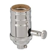 Edison Size Full Dimmer Socket in Polished and Lacquered