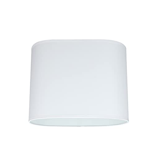 37001A Transitional Oval Hardback Shaped Spider Construction Lamp Shade in Off