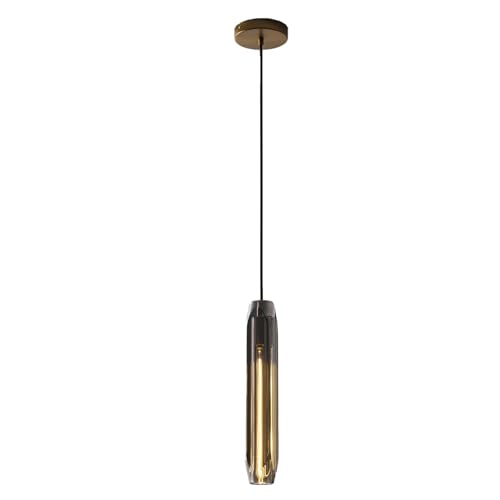 Pendant Lights Kitchen Island Pendant Lights Pendant Light fixtures Kitchen Pendant Light pendent Light 15" Smoke Gray Crystal lampshade Island Pendant Lights for Kitchen