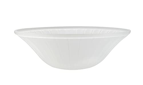 23511-11, Frosted Replacement Glass Shade for Medium Base Socket Torchiere Lamp, Swag Lamp and Pendant,15-3/4" Diameter x 5-3/8" High