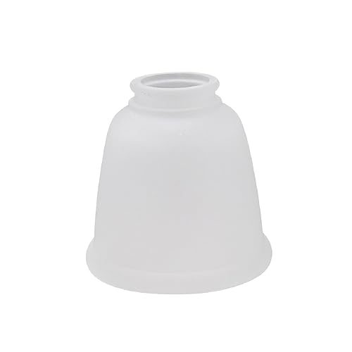 23045 4 Transitional Style Bell Shaped Frosted Replacement Glass Shade (4 Count)