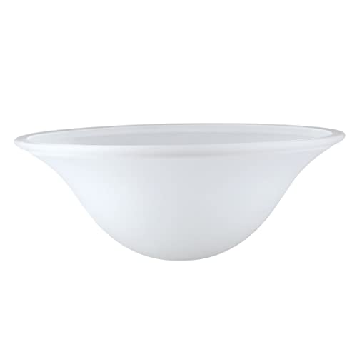 23144 11A Frosted Traditional Style Replacement Glass Shade for Medium Base Socket Torchiere Lamp