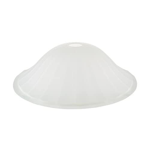 23117 01A Frosted Transitional Style Replacement Glass Shade for Medium Base Socket Torchiere Lamp