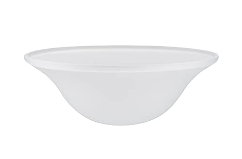 23139 11A Frosted Transitional Style Replacement Glass Shade for Medium Base Socket Torchiere Lamp