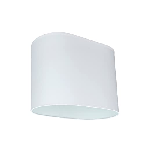 37001A Transitional Oval Hardback Shaped Spider Construction Lamp Shade in Off