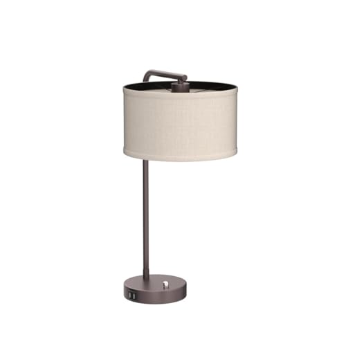 25" Tall Table Lamp with USB C+A Ports