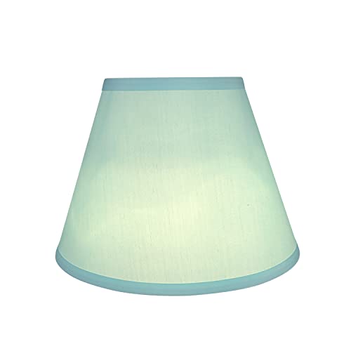58906A Transitional Hardback Empire Shape UNO Construction Lamp Shade in Apuamarine