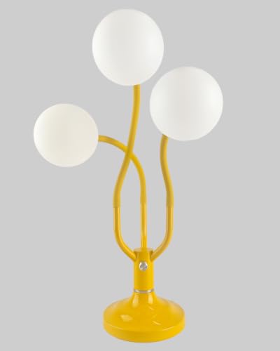Globe Table Lamp for Bedroom Dimmable Modern Round Ball Lamp