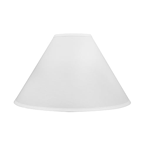 32206A Hardback Empire Spider Lamp Shade in White