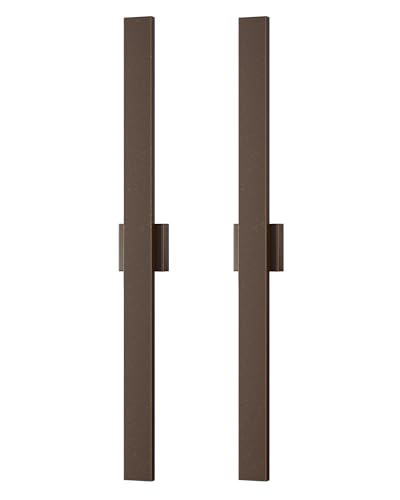 2 Pack Modern LED Outdoor Wall Lights (2 Count)