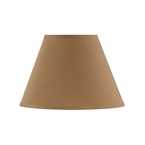 58883 Transitional Empire Shape Uno Construction Lamp Shade in Chocolate