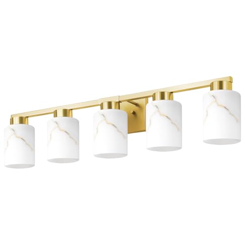 5 Light Bathroom Light Fixtures (5 Count)