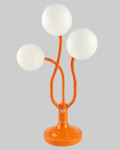 Globe Table Lamp for Bedroom Dimmable Modern Round Ball Lamp