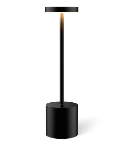 Black Cordless Table Lamp