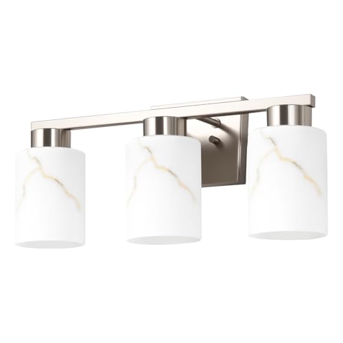 3 Light Bathroom Light Fixtures (3 Count)