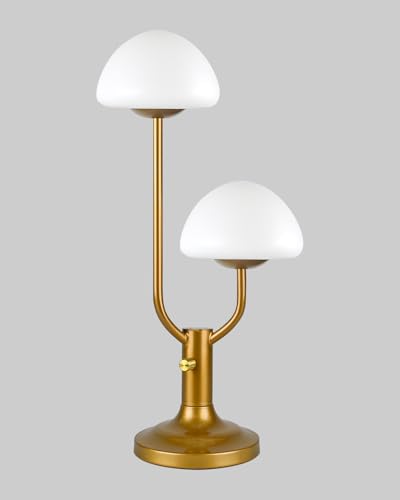Modern Globe Table Lamp for Bedroom Dimmable Round Ball Lamp