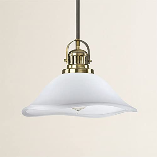 23152 11 Clear & Frosted 2 Tone Transitional Style Replacement Glass Shade for Medium Base Socket Torchiere Lamp
