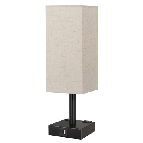 Beige Touch Table Lamp for Bedroom